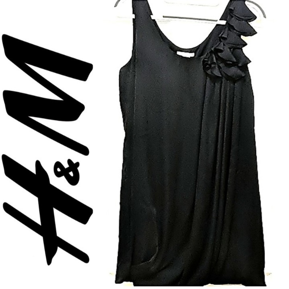 H & M BUBBLE HEM SLEEVELESS DRESS
